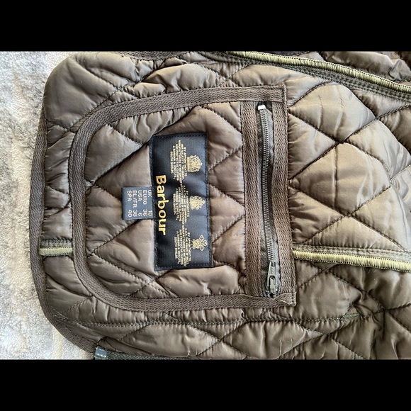 Barbour® Women's Green Quilted Vest - Picture 5 of 5